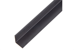 Προφίλ Αλουμινίου Γωνιακό 20x20x1mm (2m) Μαύρο