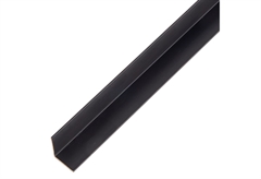 Προφίλ Αλουμινίου Γωνιακό 15x15x1mm (2m) Μαύρο