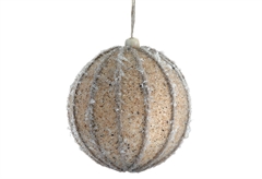 Χριστουγεννιάτικη Μπάλα με Σχέδιο Φ.10cm Σετ 6 Τεμαχίων