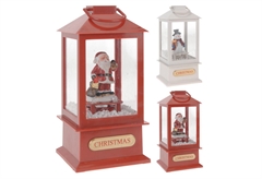 Χριστουγεννιάτικο Φαναράκι με Φιγούρα σε 2 Σχέδια