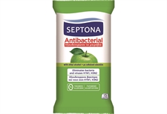 Μαντηλάκια Καθαρισμού Septona Antibacterial Πράσινο Μήλο