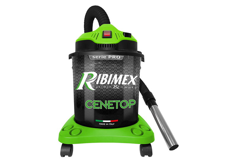 Ribimex Cenetop Σκούπα Στάχτης 1200W με Κάδο 18lt