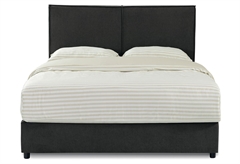 Κρεβάτι Διπλό Interium Whisper με Αποθηκευτικό Χώρο Σκούρο Γκρι για Στρώμα 200x160cm