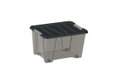 Κουτί Αποθήκευσης Πλαστικό Dea Home M40xΠ30xY24cm 15lt Μαύρο/Γκρι