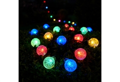 Ηλιακό Φωτιστικό Αλυσίδα Bubble RGB 50 Λάμπες