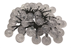 Ηλιακό Φωτιστικό Αλυσίδα Bubble RGB 50 Λάμπες