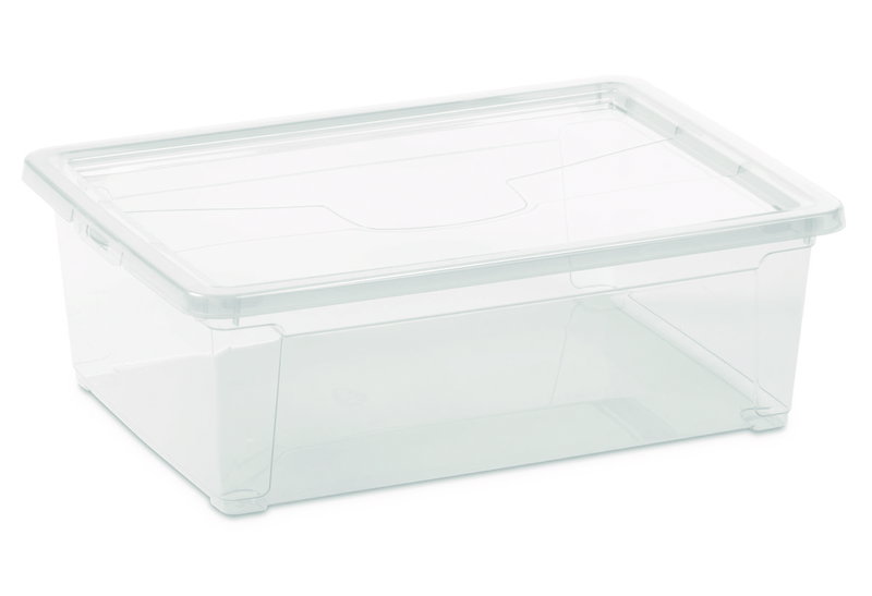 Κουτί Αποθήκευσης Πλαστικό Dea Home M40xΠ30xY13cm 11lt Διάφανο