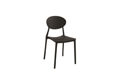 Καρέκλα Skin M41XΠ49xΥ81,5cm Μαύρη PP