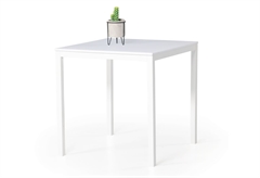Τραπέζι Veso Μ75xΠ75xΥ72cm Λευκό Mdf