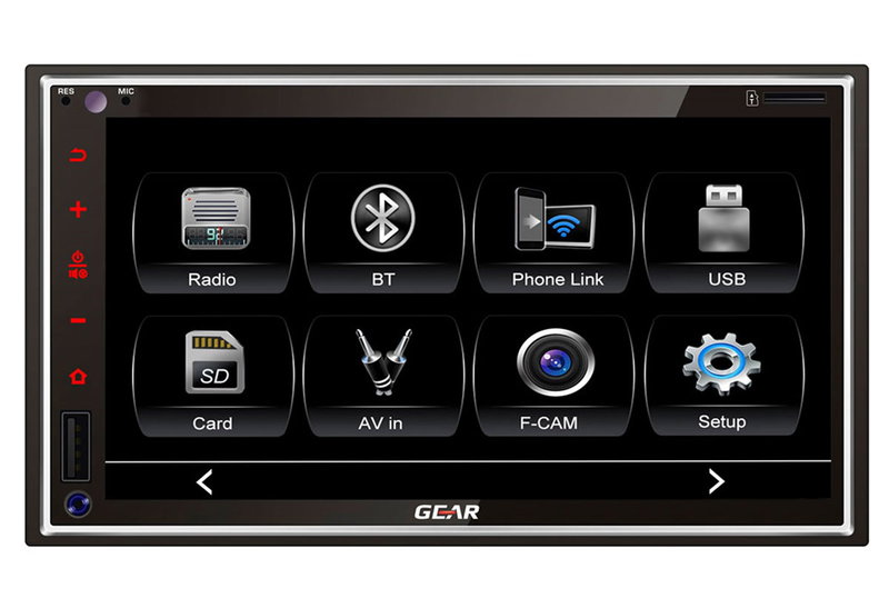 Gear Οθόνη 2DIN USB/ΜΡ5 Multimedia Player Bluetooth 6.95"