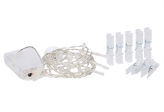 Φωτιζόμενα Clips σε Γιρλάντα LED