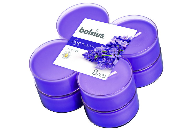 Αρωματικό Ρεσώ Bolsius Maxi Lavender 8 Τεμαχίων