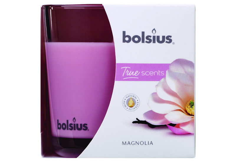 Αρωματικό Κερί Bolsius Magnolia σε Ποτήρι Φ9,5xΥ9,5cm