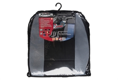 Καλύμματα Καθισμάτων Αυτοκινήτου Kaver Aero Front Set Μαύρο/Γκρι 4τμχ