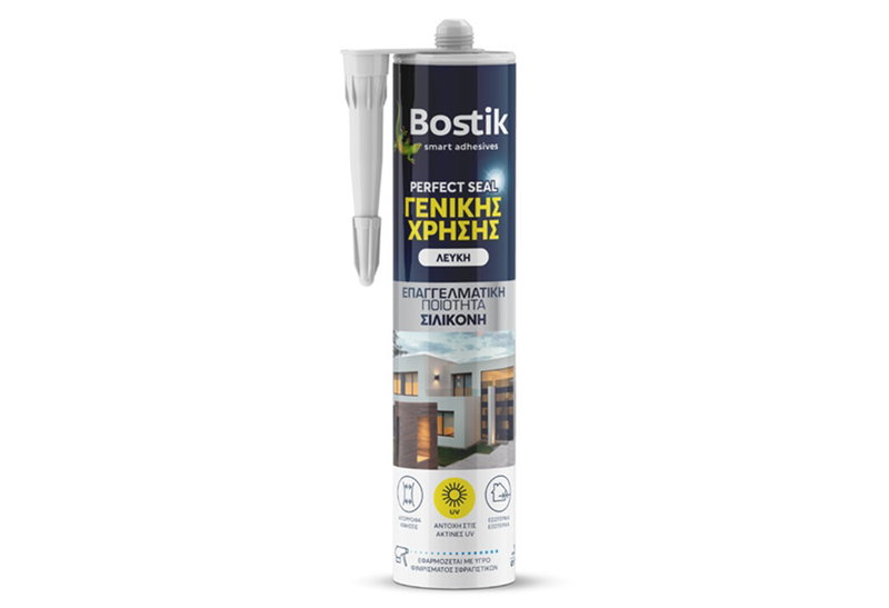 Σφραγιστικό Σιλικόνης Γενικής Χρήσης Bostik Perfect Seal 280ml Λευκό