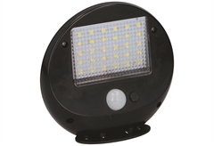 Ηλιακή Απλίκα Τοίχου Led Grundig Σετ 2 Τεμαχίων Μαύρο