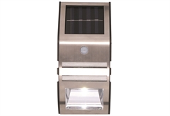 Ηλιακή Απλίκα Τοίχου Led Grundig Με Ανιχνευτή Κίνησης 1Led 17X7.5X4.8cm