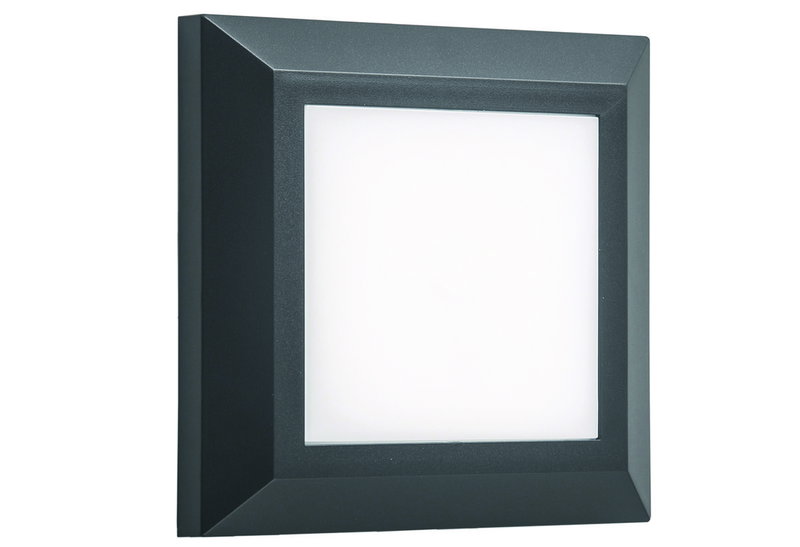 Απλίκα Led 3W 3000K Vk/02025/An/W 12.5x12.5cm IP65 Πλαστική
