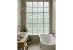 Υαλότουβλο Σύννεφο Mulia 19x19cm Άχρωμο