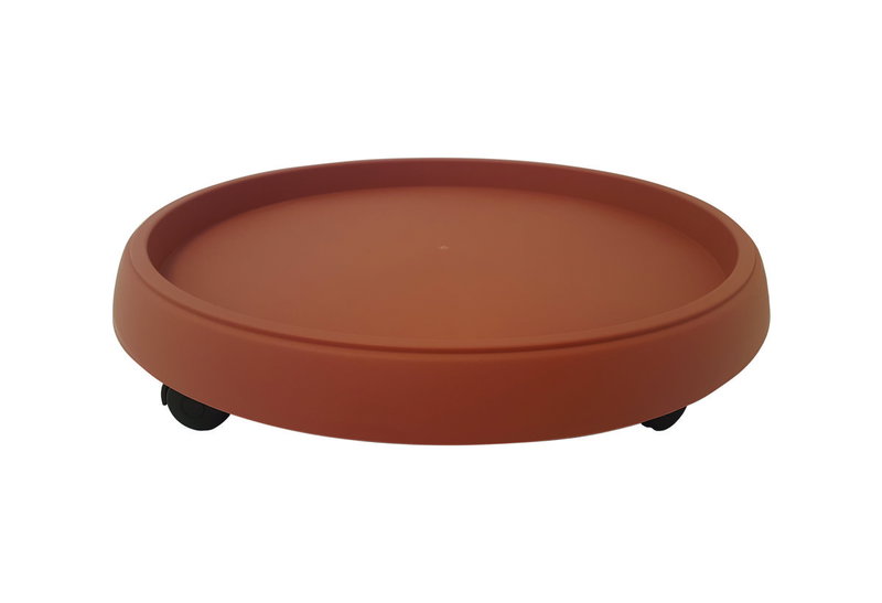 Πιάτο Γλάστρας Φ.40cm Τερακότα με 5 Ρόδες