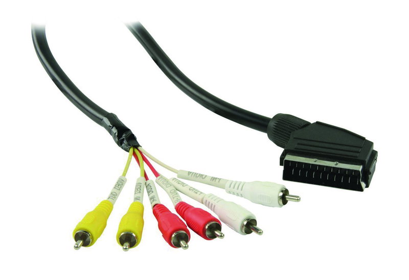 Καλώδιο Scart σε 6 RCA 1.5m