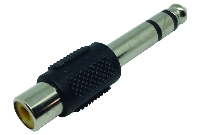 Καρφί 6.3 mm Stereo σε RCA Θηλυκό