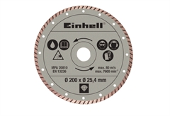 Διαμαντόδισκος Einhell TPR 200 Φ.200XΦ.25.4mm