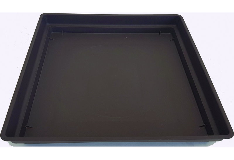Πιάτο Γλάστρας Plastona  26X26cm Καφέ Σκούρο