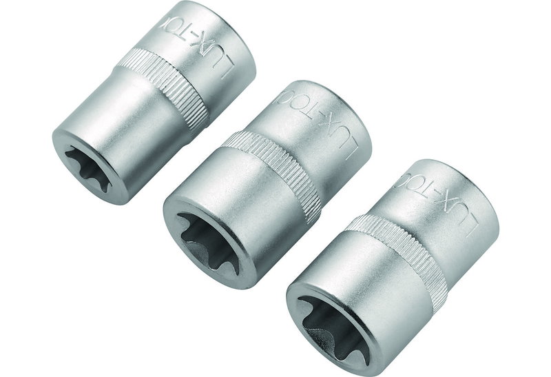 Σετ Καρυδάκια Lux Comfort 1/2" 3 Τεμάχια