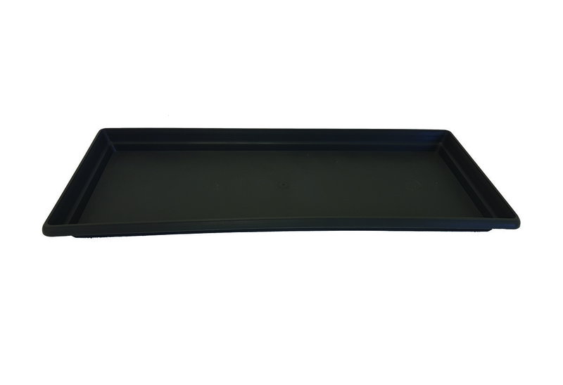 Πιάτο Ζαρντινιέρας Festone 55X20cm Ανθρακί
