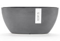Κασπώ Ecopots Sofia Πλαστικό 13X30X13,5cm Γκρι