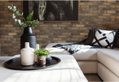 Επένδυση Τοίxου Τσιμέντο Masterbrick Khaki Flat 21.5x5.5cm Γκρι/Καφέ