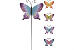 Διακοσμητικό Γλάστρας Πεταλούδα Y61cm σε Διάφορα Σχέδια