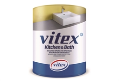Χρώμα Πλαστικό Vitex Kitchen&Βάση Λευκό 0.75L