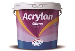 Χρώμα Ακρυλικό Acrylan Silicon Λευκό 10L