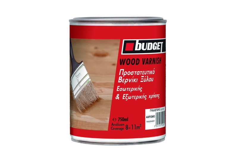Βερνίκι Ξύλου Budget Wood Varnish Διάφανο 750ml