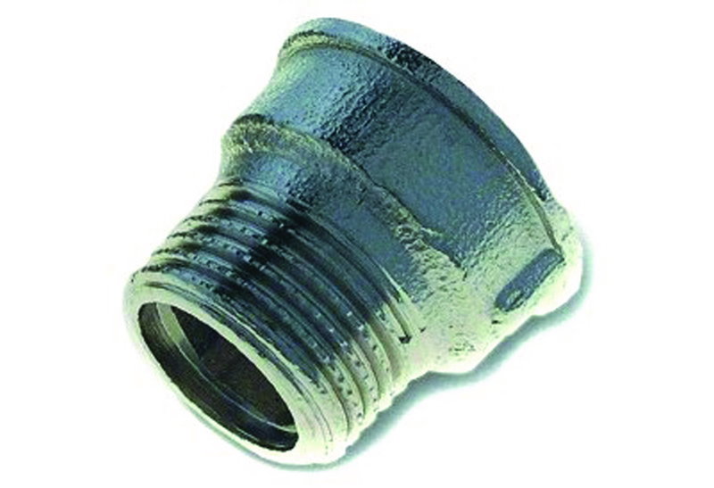 Μουφομαστός Στρογγυλός 1/2'' X1/2'' 35mm Χρωμέ