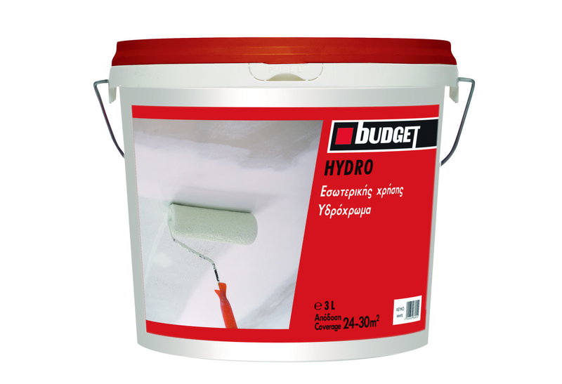 Υδρόχρωμα Budget Hydro Λευκό 3lt