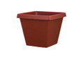 Γλάστρα Nattera Stone Μ35xΠ35xΥ28cm Terracotta