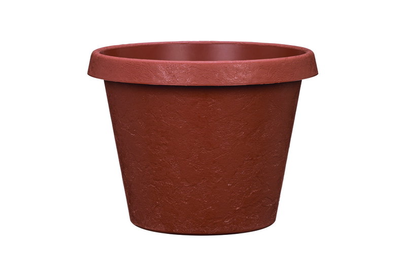 Γλάστρα Nattera Stone Φ40x30cm Terracotta