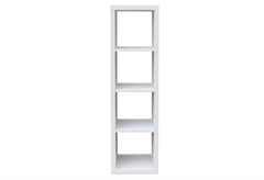 Βιβλιοθήκη Liberta Cube Μ41xΠ39xΥ146cm Λευκή