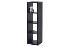 Βιβλιοθήκη Liberta Cube Μ41xΠ39xΥ146cm Μαύρη
