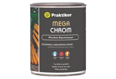 Βερνικόχρωμα Praktiker Mega Chrom Ανοιχτό Γκρι 750ml
