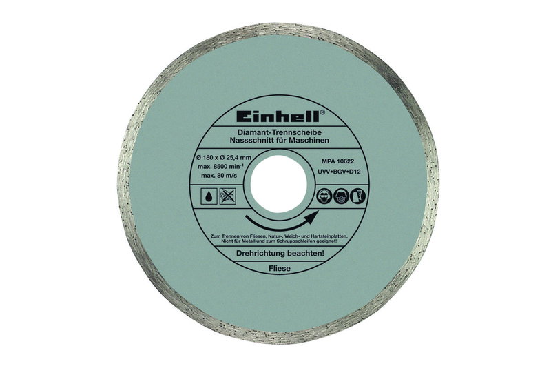 Διαμαντόδισκος Einhell BT-TC 600 Φ.180X25.4mm