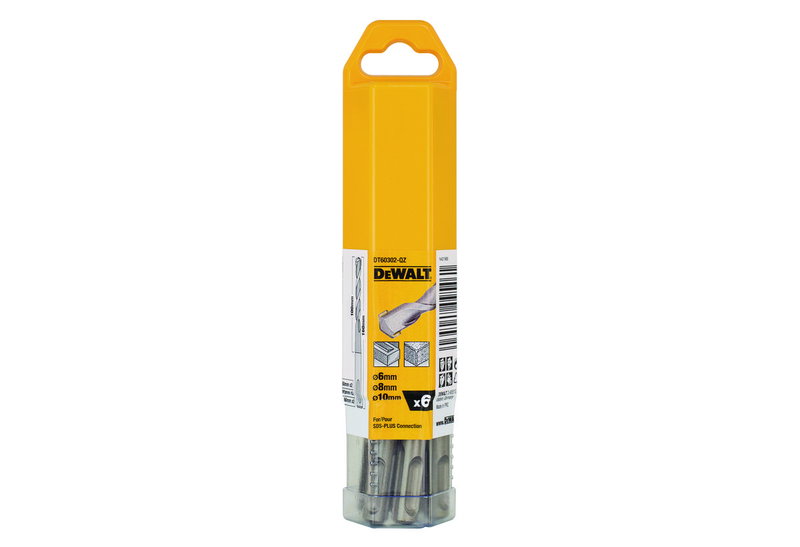 Σετ Τρυπάνια Dewalt SDS Plus Fitment 6 Τεμαχίων