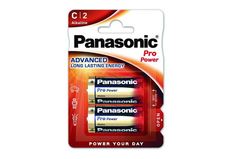Μπαταρία Αλκαλική C Panasonic Pro Power 2 Τεμάχια