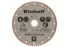 Διαμαντόδισκος Einhell Turbo Φ.300X25.4mm