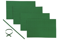 Δεματικό Φυτών από Πλαστικό Χαρτί 15cm Πράσινο 100 Τεμάχια