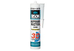 Μαστίχη Ακρυλική Bison 30 Min 300ml Λευκή