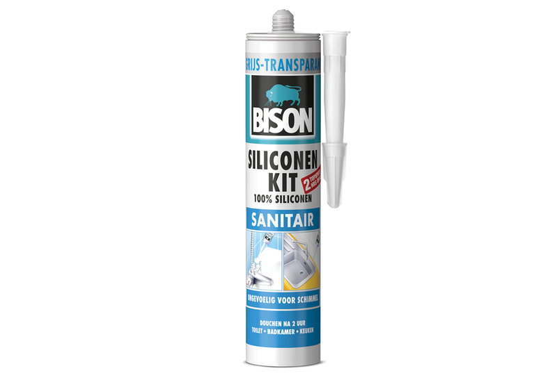 Σφραγιστικό Σιλικόνης Bison Sanitary 280ml Διάφανο